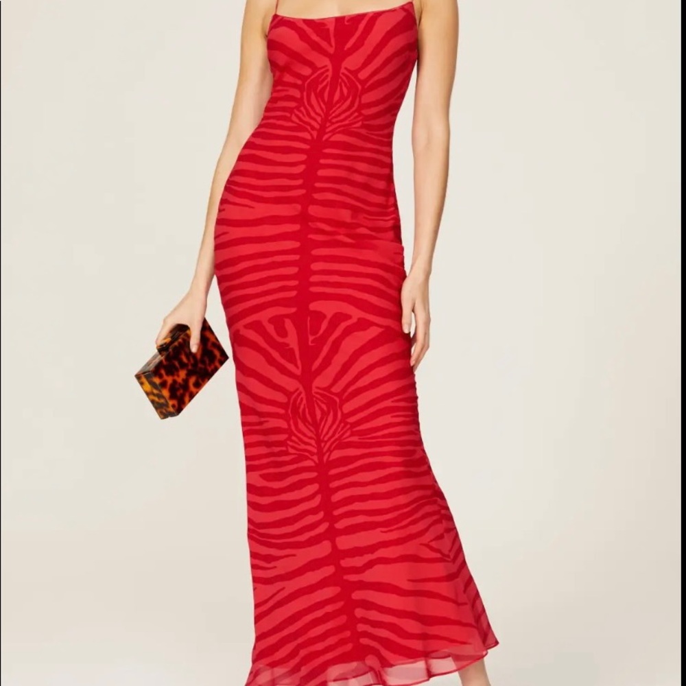 Scarlette Zebra Dress by Ronny Kobo